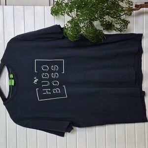 Hugo Boss Navy White Logo Luxury Tee 1 XXL